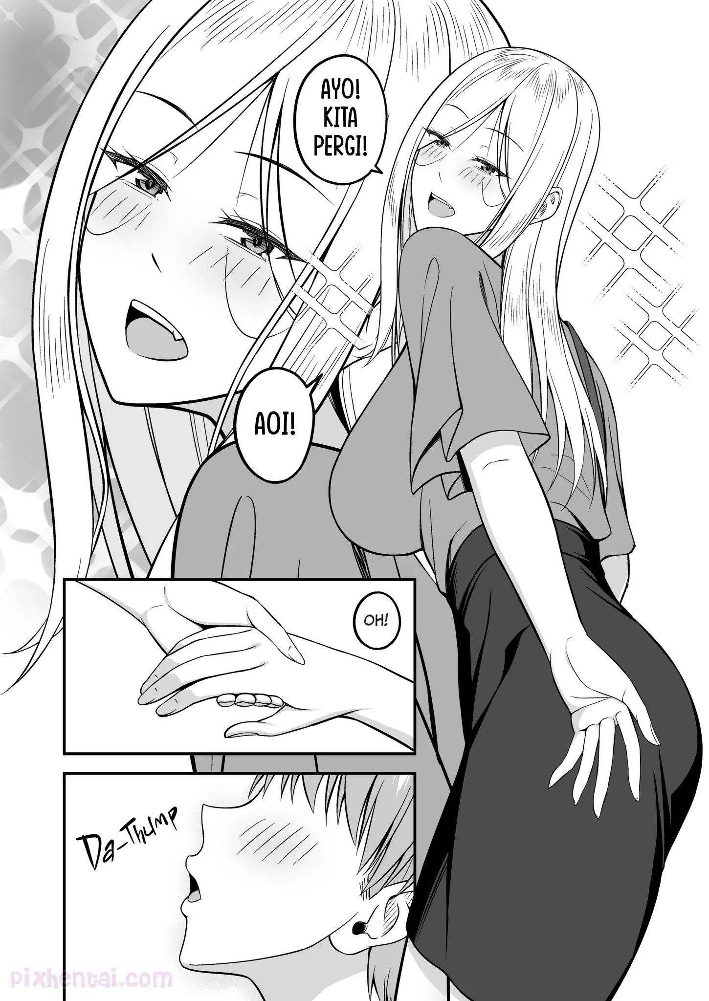Komik hentai xxx manga sex bokep Big Titty Gyaru Coworker Offers More Than Just Drinks 17